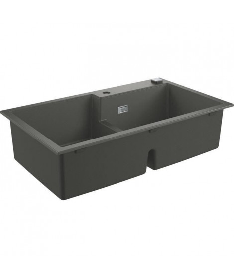 Evier a encastrer en pierre - minéraux GROHE - K500 - 860 x 500 mm - Gris