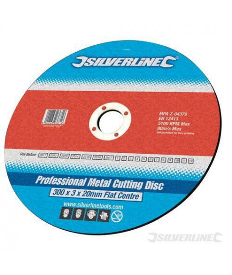 SILVERLINE Disque plat a tronçonner le métal usage intensif