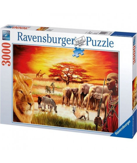 Puzzle 3000 pieces - La fierté du Massai - Ravensburger - Puzzle adultes - Des 14 ans