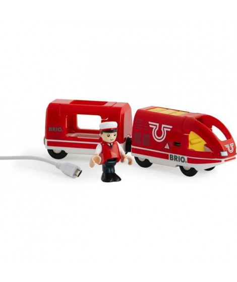 Brio World Train de Voyageur Rechargeable + cable USB - Accessoire Circuit de train en bois - Ravensburger - Mixte des 3 ans …