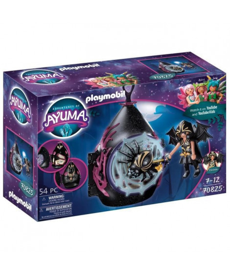 PLAYMOBIL - 70825 - AYUMA - Maisonnette de Bat Fairies