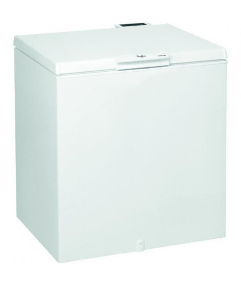 WHIRLPOOL WHM2110 - Congélateur coffre - 204L - Froid statique - A+ - L 81cm x H 86,5cm - Blanc