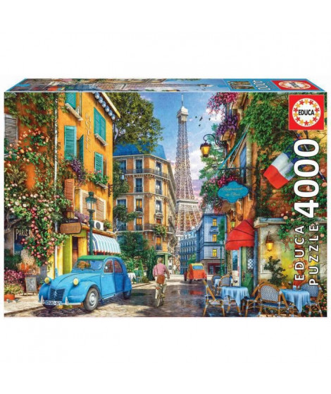 EDUCA - Puzzle - 4000 The old streets of Paris