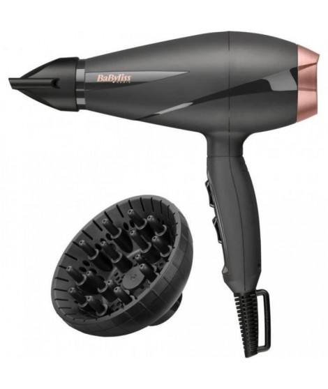 BABYLISS 6709DE - Seche-cheveux Smooth Pro 2100W - 2 températures/2 vitesses - 106 km/h de vitesse d'air - Bouton air froid