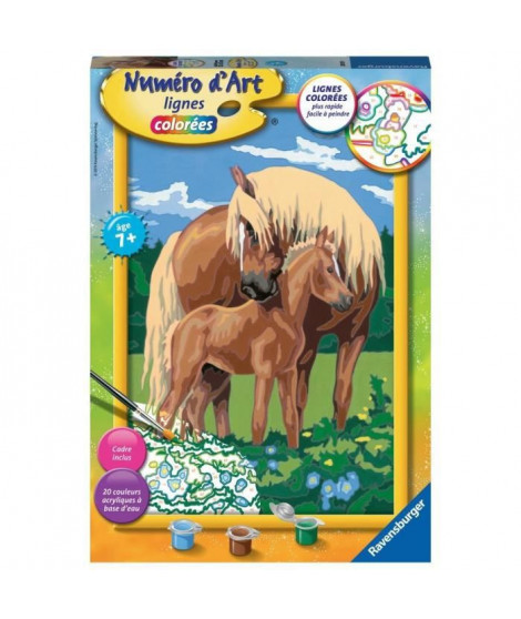 Numéro d'art - grand - Fiers chevaux - Ravensburger