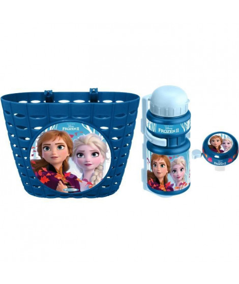 LA REINE DES NEIGES II Pack Panier + Gourde + Sonnette