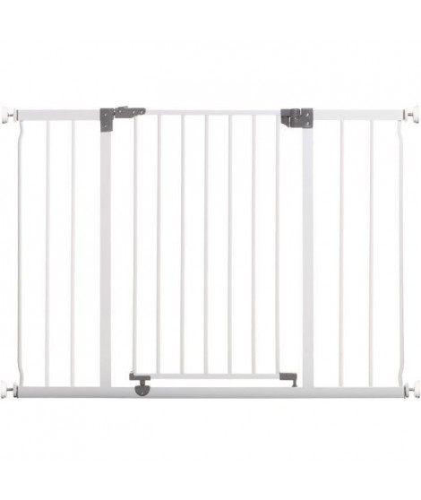 DREAMBABY Barriere de sécurité Extra large LIBERTY - Par pression - L 99/105,5 x H 75 cm - Blanche