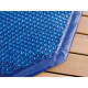 UBBINK Bâche a bulles bordée pour piscine 300x490 - Bleu