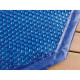 UBBINK Bâche a bulles bordée pour piscine 300x490 - Bleu