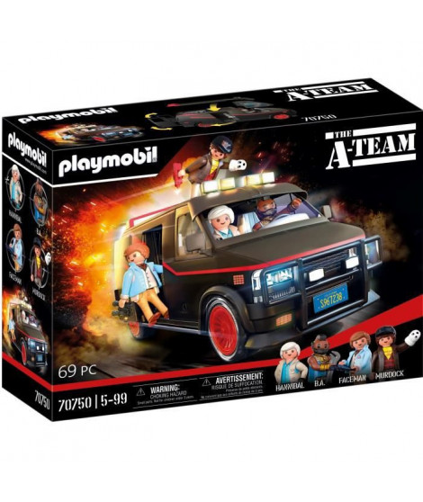 PLAYMOBIL - 70750 - Le Fourgon de l'Agence tous risques