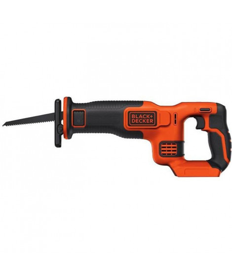 Scie sabre sans-fil 18V BLACK+DECKER - Débattement : 22 mm Lame de 15 cm (Livrée sans batterie) - BDCR18N-XJ