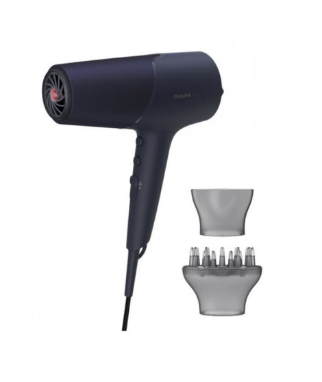 PHILIPS BHD510/00 Séche-cheveux Série 5000 - 2300W - ThermoShield - moteur DC - 6  vitesses/T° - fonction ionique - air froid…