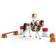 SCHLEICH - Figurine  Kit d'équitation western d'Horse Club Hannah