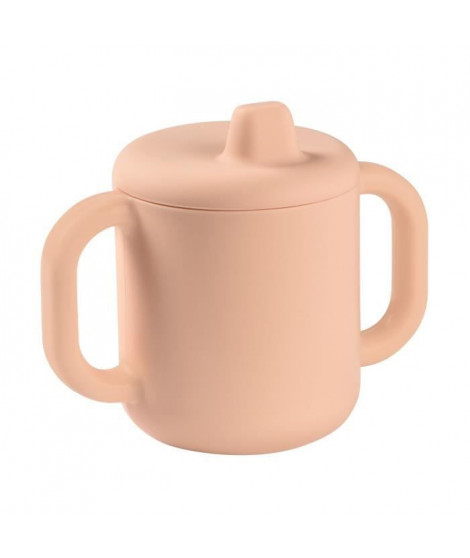 BEABA, Tasse d'apprentissage silicone pink