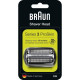 Braun Series 3 ProSkin Piece De Rechange Pour Rasoir Électrique Noire, Compatible avec les rasoirs Series 3, 32B