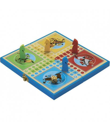 Jeu des petits chevaux - coffret en bois - l'Arbre a jouer - 66340
