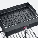 SEVERIN - PG8568 - Barbecue sur pieds électrique, 2 200 W, grille en fonte d'aluminium, bac a eau réducteur de fumée et d'ode…
