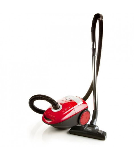 DOMO DO7283S Aspirateur traîneau avec sac - 700W - 78 dB - A - Rouge