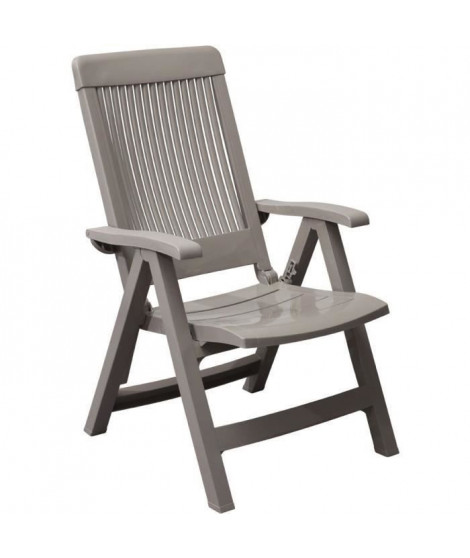 GROSFILLEX Fauteuil Dossier réglable Fidji 3 - Taupe