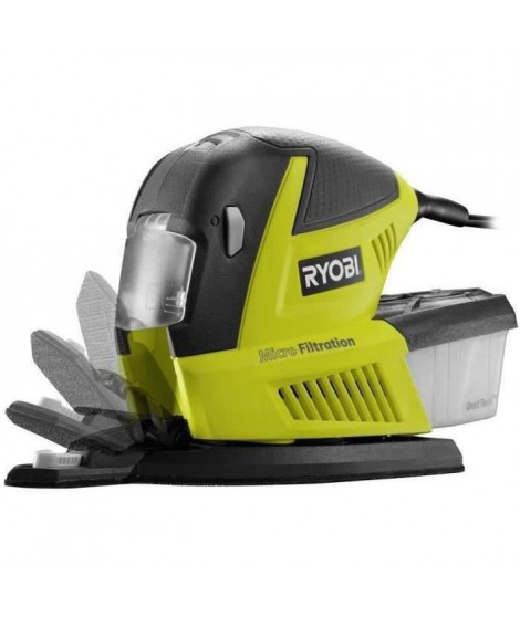 RYOBI Ponceuse multifonction 180 W + 30 abrasifs
