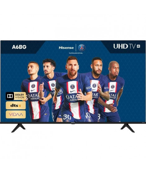 HISENSE 58A6BG - TV LED UHD 4K - 58 (146cm) - Dolby Vision - Smart TV - Dolby Audio - 3xHDMI - 2xUSB