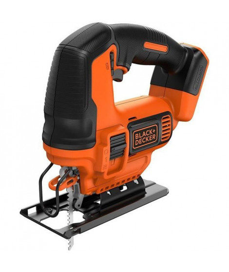 BLACK+DECKER Scie Sauteuse Sans Fil 18 V BDCJS18N-XJ avec 1 Lame Bois 18W, Livrée sans Batterie