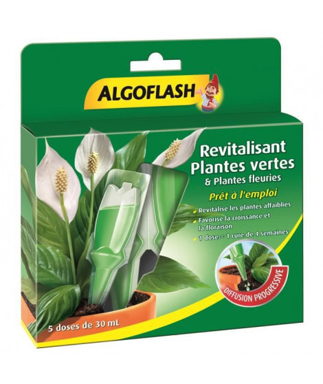 ALGOFLASH Monodose Revitalisante Plantes vertes & plantes fleuries - 30 ml