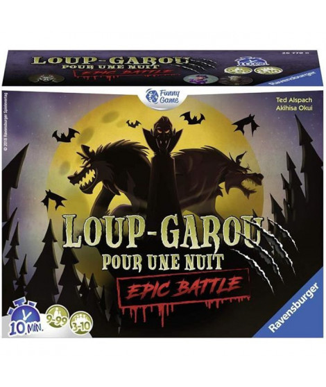 Loup-Garou pour une Nuit - Epic Battle - Ravensburger - Jeu d'ambiance Enfants et Adultes - Jeu de rôle - 3 a 10 joueurs des …