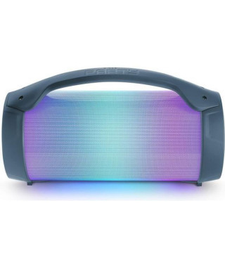 BIGBEN PARTYBTLITEDB - Enceinte lumineuse sans fil - Bluetooth - Micro inclus - Effets lumineux - 50W - Dark blue