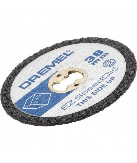Lot de 5 disques DREMEL S476 EZ SpeedClic (ø 38mm, Epaisseur 1,2 mm pour Découper Plastiques et PVC)