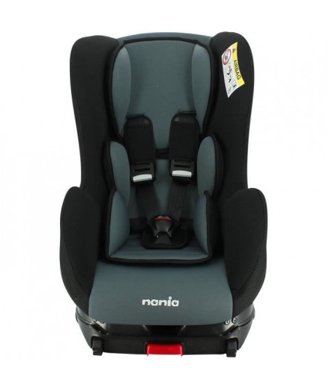 Siege auto NANIA COSMO - Isofix -Groupe 0/1 (0-18Kg) - Dos route 0-10Kg - Inclinable - Access gris - Fabriqué en France