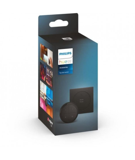 Philips Hue bouton télécommande Tap Dial Switch, noir, permet le contrôle de plusieurs pieces ou une zone