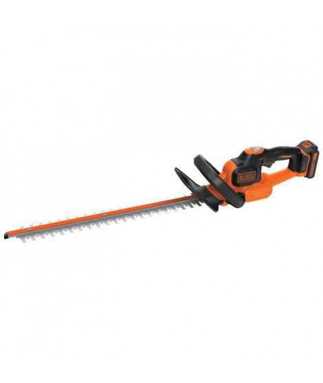 BLACK+DECKER Taille-Haie Sans Fil Lithium 18V Powercommand 2 Ah 50 cm GTC18502PC-QW