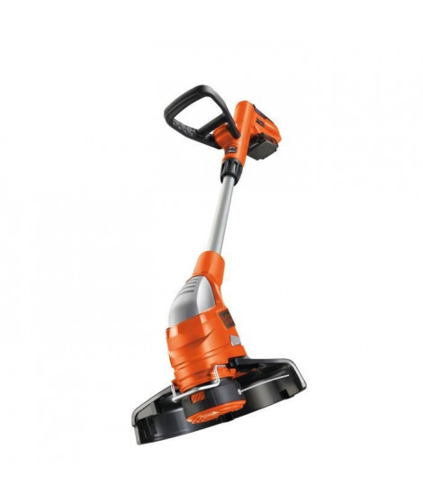 BLACK+DECKER Coupe-Bordure 23 cm 18 V 2 Ah - GLC1823L20-QW - Tete Pivotante 180°