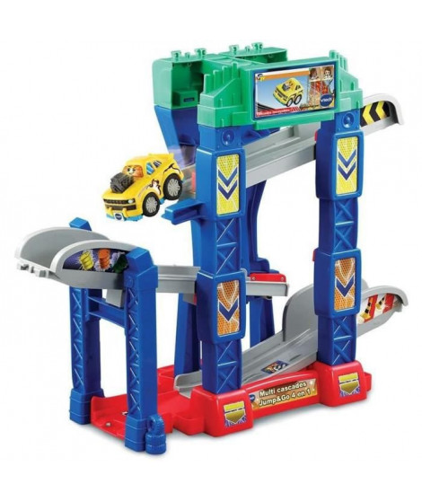 VTECH - Tut Tut Bolides Série Pro - Multi Cascades Jump & Go 4 en 1 (+ Jad, Super Cascades)