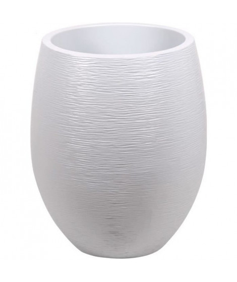 EDA Pot rond Graphit Ø50cm - Contenance 53L - Blanc cérusé