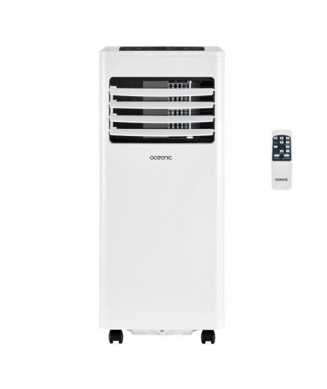 Climatiseur mobile OCEANIC - 7000 BTU  - 2050W - Déshumidificateur - Programmable - Classe énergétique A - Monobloc