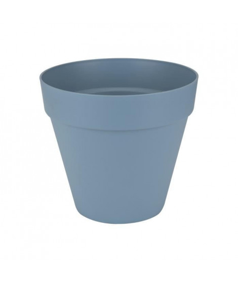 ELHO Pot de fleurs rond avec roues Loft Urban - Ø 40 cm - Bleu vintage