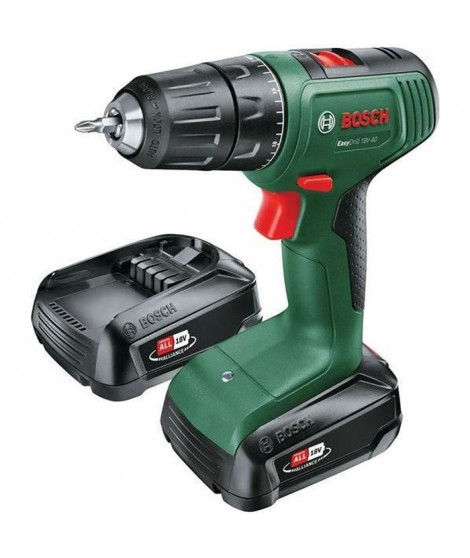 Perceuse visseuse Bosch EasyDrill 18V-40 (+2xbatteries 2,0Ah) + chargeur 1xAL18V-20