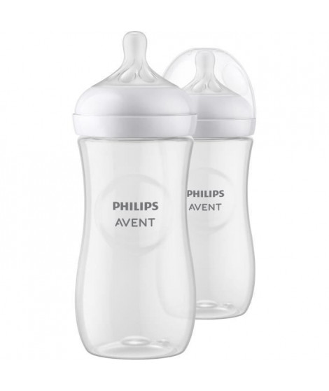 Lot de 3 Biberons Natural 3.0 PHILIPS AVENT SCY906/02 - 330 ml