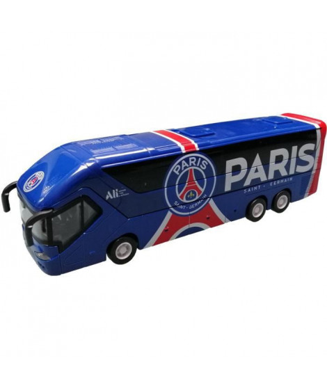 MONDO MOTORS - Véhicule miniature - Métal - Rétro-friction - Bus équipe de football du PSG - chelle 1:43eme