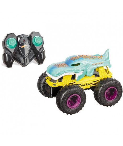 MONDO MOTORS - Véhicule radiocommandé - Hot Wheels Mega Wrex - Monster Truck - 17cm