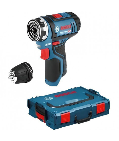 Perceuse-visseuse sans-fil GSR 12V-15FC (sans batterie ni chargeur) en coffret L-Boxx - BOSCH - 06019F6002