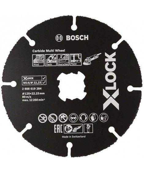 Disque a tronçonner Expert Carbide Multi Wheel 125 mm - BOSCH EXPERT -