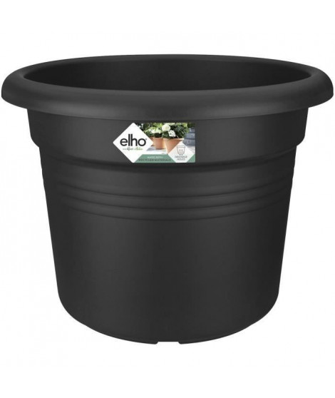 Pot De Fleurs Rond GREEN BASICS - Plastique  - Ø40 - Noir