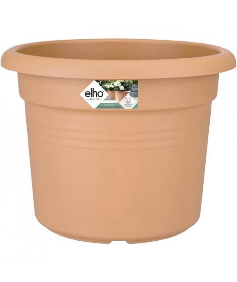 Pot De Fleurs Rond GREEN BASICS - Plastique  - Ø40 - Terre cuite doux