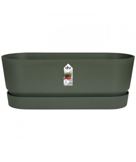 Planteur Ovale GREENVILLE - Plastique - Ø50 - Leaf Green