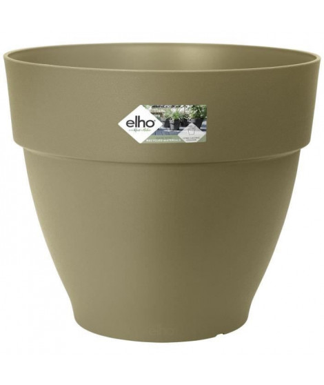 Pot De Fleurs Rond VIBIA - Plastique Réservoir - Ø35 - Vert