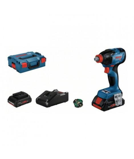 VISSEUSE Clé a chocs GDX 18V Bosch professional + 4 batteries 4 Ah + chargeur, livré en L-BOXX