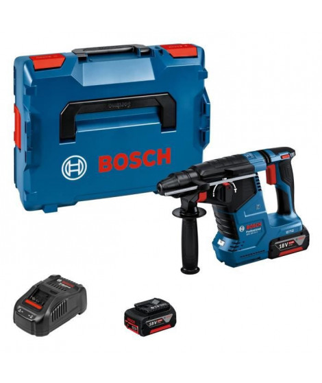 Marteaux perforateur Bosch Professional + 2 batteries 5Ah + chargeur en L-Boxx